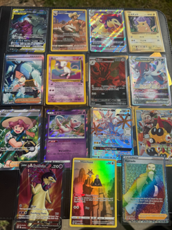 Binder Lot Of 15 Pokemon Cards - Alt Art Vintage Full Art Trainers + - Image 1
