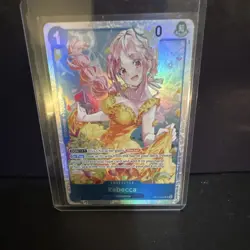 One Piece CCG Rebecca Character Holo Card OP15-060 Dressrosa Blocker - Image 1
