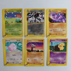Pokemon TCG Aquapolis set of 17 cards: 3 rares and 14 commons - Image 1