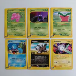 Pokemon TCG Aquapolis set of 17 cards: 3 rares and 14 commons - Image 2