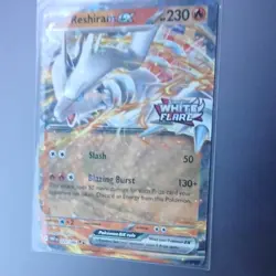 Pokemon Reshiram EX White Flare 020/086 Full Art Holo Card 230 HP 130+ Attack - Image 3