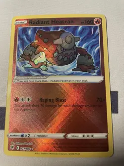 Radiant Heatran 27/189 Astral Radiance Pokemon Card Near Mint - Image 1