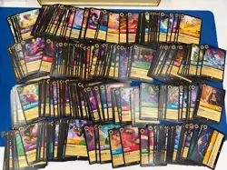 Disney Lorcana Approximately 261 Cards Bulk Lot Only Base Cards Non-Foil - Image 1