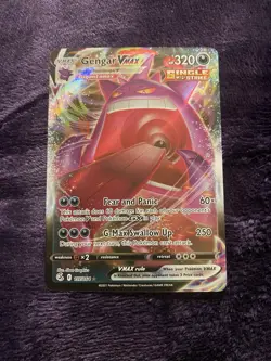 Pokemon Gengar VMAX TCG 157/264 Swsh08: Fusion Strike Ultra Rare Holo Card NM - Image 1