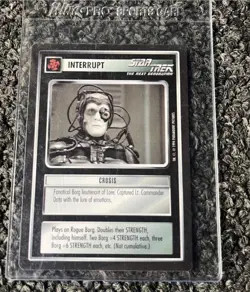 Vintage Star Trek CCG BB Premiere Edition "Crosis" Interrupt Card - Image 1