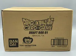 Dragon Ball Super Card Game Draft Box 01 4 Box Case Sealed New BANDAI - Image 1