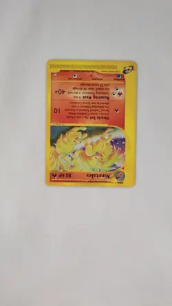 Pokemon TCG 2002 Ninetales Regular Rare Card 25/147 Aquapolis Non Holo. - Image 1