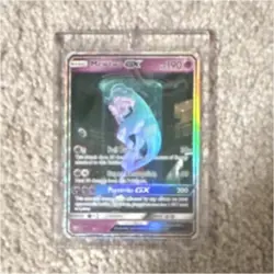 Pokemon Mewtwo GX Holo Psychic Card 190 HP 190 Standard English - Image 1