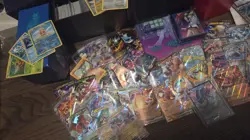 A Lot Of Pokemon Cards Over 400 Holo Non Holo V Star EX Old-2025 Two CGC Slabs - Image 2