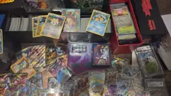 A Lot Of Pokemon Cards Over 400 Holo Non Holo V Star EX Old-2025 Two CGC Slabs - Image 3