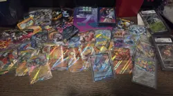 A Lot Of Pokemon Cards Over 400 Holo Non Holo V Star EX Old-2025 Two CGC Slabs - Image 4