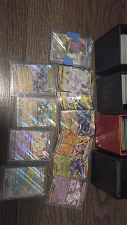 A Lot Of Pokemon Cards Over 400 Holo Non Holo V Star EX Old-2025 Two CGC Slabs - Image 5