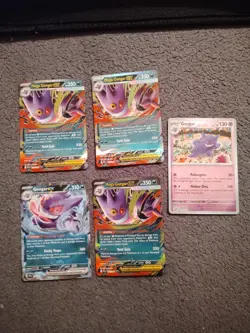 Pokemon TCG Gengar & Mega Gengar EX Card Lot 5 Cards Foil Regular English - Image 1