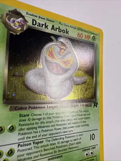 Pokemon Team Rocket Dark Arbok 2/82 Holo Rare Unlimited ERROR CARD - Image 3