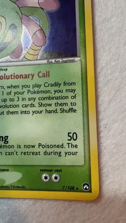 Pokemon TCG Bellossom EX Unseen Forces Holo Stamped Card 3/115 Rare - Image 3