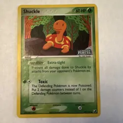 Pokemon Shuckle 47/115 Unseen Forces Reverse Holo Uncommon 60HP English Card - Image 1