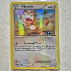 2016 MEOWTH 53/83 Pokemon TCG Toys R Us Promo Holo Generations Card. SEALED NIP - Image 2