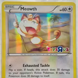 2016 MEOWTH 53/83 Pokemon TCG Toys R Us Promo Holo Generations Card. SEALED NIP - Image 3