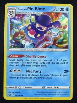 Galarian Mr. Rime SWSH079 Promo Holo - Pokemon Card #B1 - Image 1