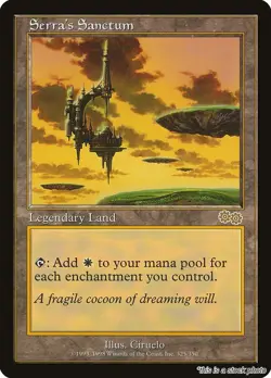 Serra's Sanctum [USG - 325] - DM [Normal] TCG MTG - Image 1