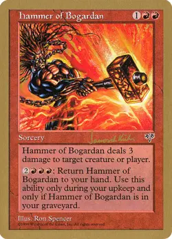 MTG Hammer of Bogardan ** World Championship Decks 1997 ** English (NM) - Image 1