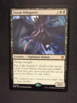 Doom Whisperer - NM - Murders at Karlov Manor Commander MtG - Image 1