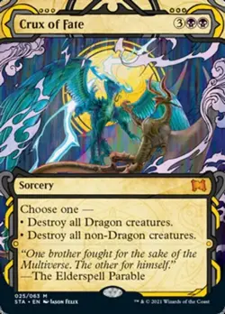 Crux of Fate - Extended Art STA NM MTG - Image 1