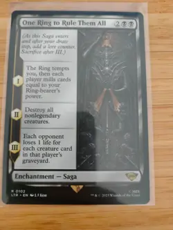 MTG One Ring to Rule Them All 0102 Lord of the Rings M/NM Free UK P&P - Image 1