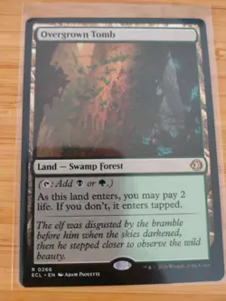 MTG Overgrown Tomb 0266 Lorwyn Eclipsed M/NM Free UK P&P - Image 1