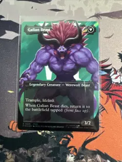 MTG Magic Final Fantasy #0528 Vincent Valentine Borderless Surge Foil - Image 4