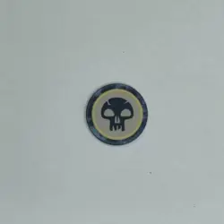 MTG Magic the Gathering Poker Chip - Black - Image 2