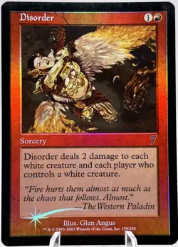 Disorder 179/350 Foil 7th Edition 7ED MTG LP - Image 1