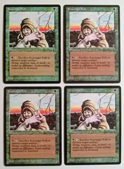 MTG | 4 x Scavenger Folk | The Dark | Magic The Gathering | Playset - Image 1