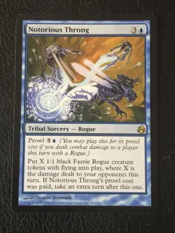 Notorious Throng X1 Morningtide NM Condition Magic Gathering - Image 1