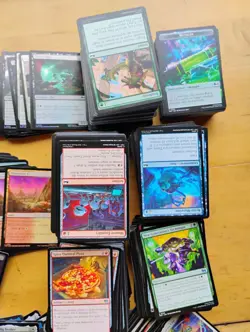 Lot of TMNT MTG Rares, Uncommons, and Commons + Complete Set of 4 Spindown Dice - Image 3
