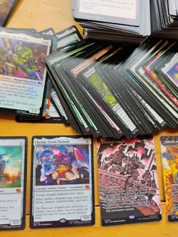 Lot of TMNT MTG Rares, Uncommons, and Commons + Complete Set of 4 Spindown Dice - Image 5