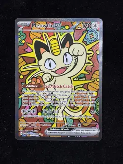 Meowth 121/088 Perfect Order Sir Pokemon Card Near Mint English - Image 1