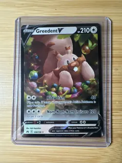 Greedent V Pokemon Crown Zenith 120/159 Ultra Rare NM - Image 1