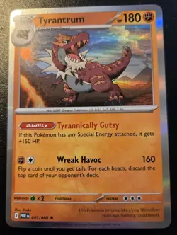 Tyrantrum 045/088 Holo Rare Mega Evolution: Perfect Order Pokemon TCG - Image 1