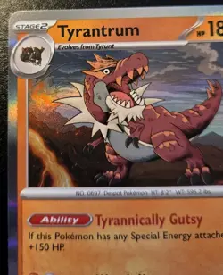 Tyrantrum 045/088 Holo Rare Mega Evolution: Perfect Order Pokemon TCG - Image 2