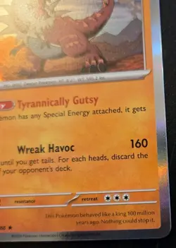 Tyrantrum 045/088 Holo Rare Mega Evolution: Perfect Order Pokemon TCG - Image 5