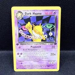 Pokemon 1st Edition Dark Hypno Rare 26/82 WOTC Team Rocket MP - Image 1
