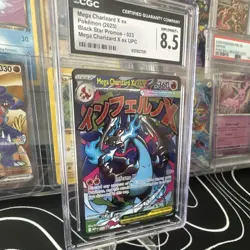 Pokemon Company Mega Charizard X ex Me: Mega Evolution Promo 023 CGC 8.5 360 HP - Image 2