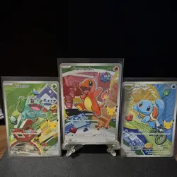 Pokemon TCG First partners gen 1 promo cards - Image 1