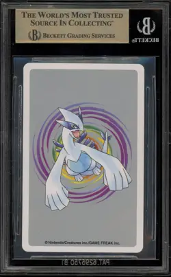 Pokemon Chikorita Ace of Clubs Pokemon Silver Playing Cards #152 BGS 9.5 - Image 2
