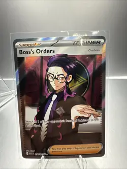 Boss’s Orders 256/217 Ultra Rare Full Art Pokemon TCG Ascended Heroes - Image 1