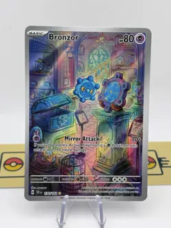 Pokemon TCG Bronzor Scarlet & Violet Temporal Forces 170/162 Near Mint Condition - Image 1