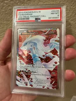 Pokemon Legendary Treasures Radiant Collection Reshiram #22 PSA 8! Come Look~ - Image 1