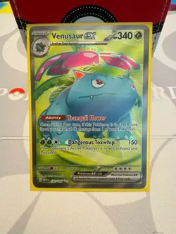 Pokemon TCG Venusaur ex Scarlet & Violet 151 Ultra Rare Holo 182/165 - Image 1