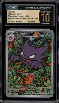 Pokemon Haunter Mega Gengar ex Mega Battle Deck Promo #027 CGC 10 Pristine - Image 1